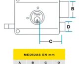 CERRADURA DE SOBREPONER 3610 PLUS YALE