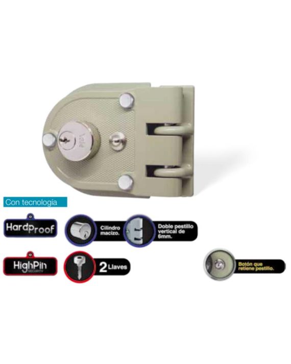 CERRADURA DE SOBREPONER 396 YALE