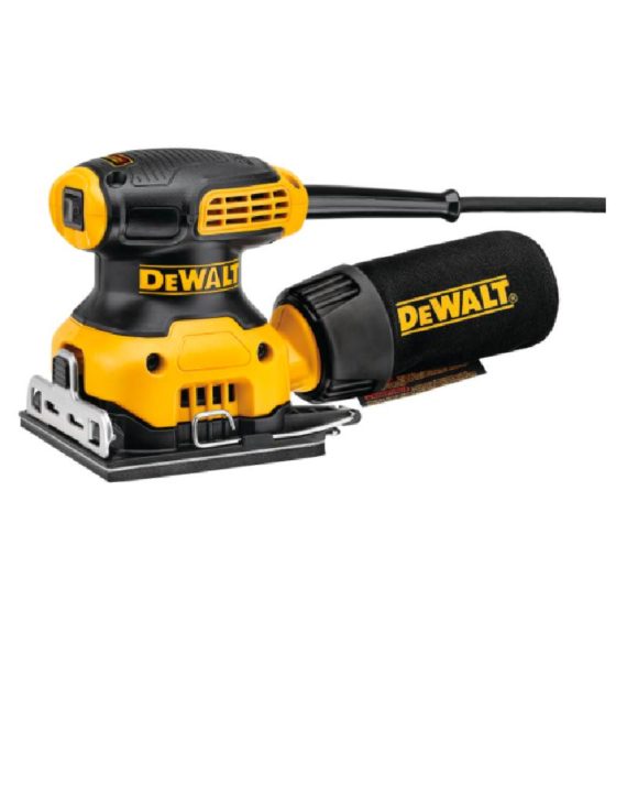 KIT DE LIJADORA DE AGARRE DE PALMA DE 1/4 HOJA DWE6411K DEWALT