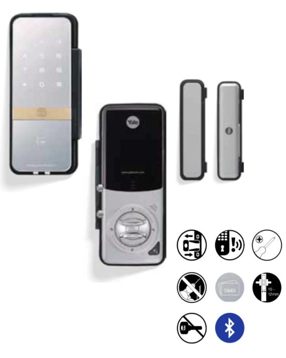 CERRADURA DIGITAL PARA VIDRIO YDG 313 YALE