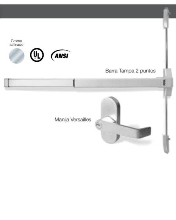 COMBO TAMPA PARA VIDRIO + MANIJA VERSALES YALE