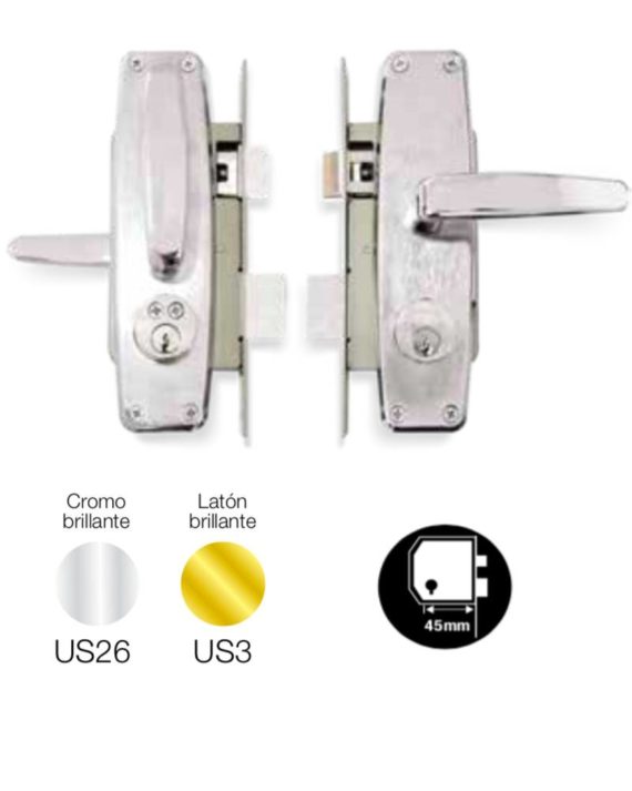 CERRADURA DE EMBUTIR L370 CLASICA YALE