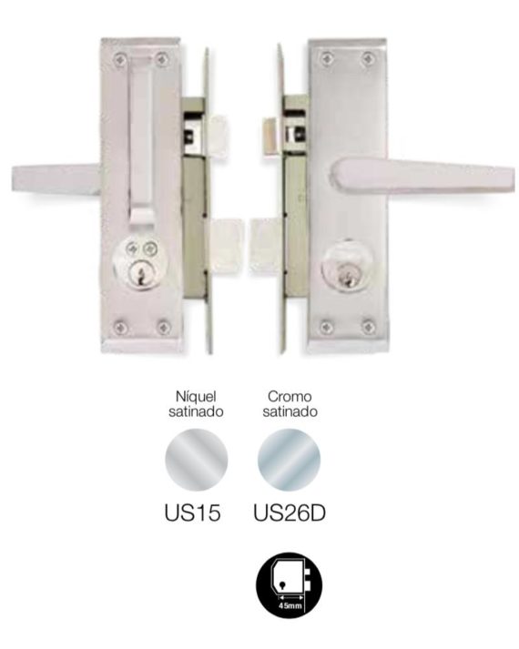 CERRADURA DE EMBUTIR L370 LISBOA YALE