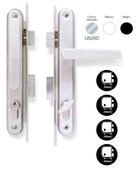 CERRADURA DE EMBUTIR SERIE E CLASICA YALE