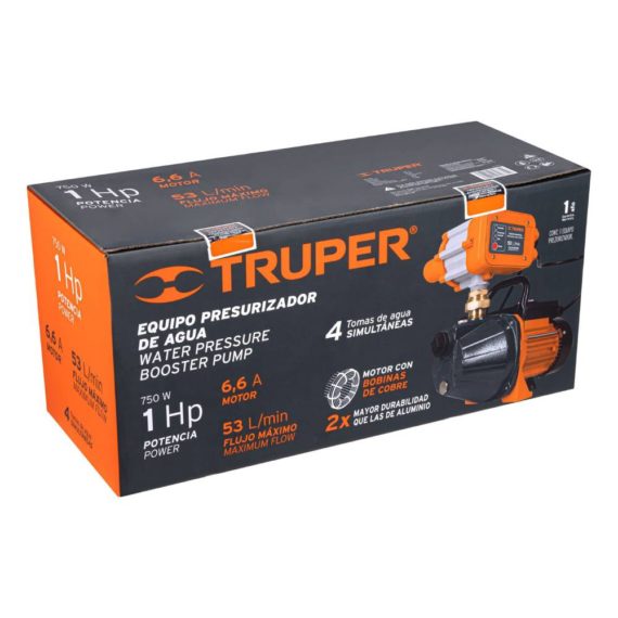 BOMBA PRESURIZADORA 1HP TRUPPER