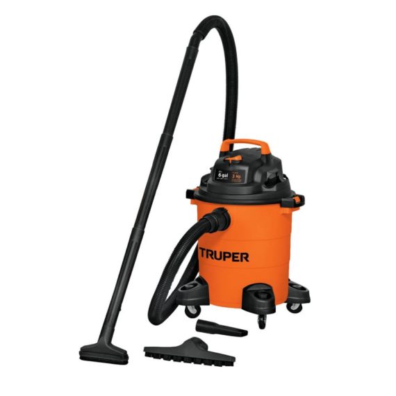 ASPIRADORA PLASTICA DE SOLIDOS Y LIQUIDOS 6 gal TRUPPER