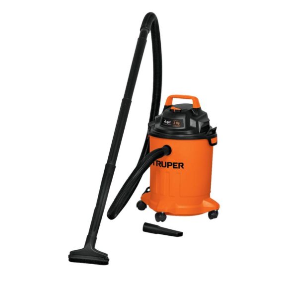 ASPIRADORA PLASTICA DE SOLIDOS Y LIQUIDOS 4 gal TRUPPER