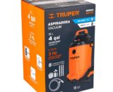 ASPIRADORA PLASTICA DE SOLIDOS Y LIQUIDOS 4 gal TRUPPER