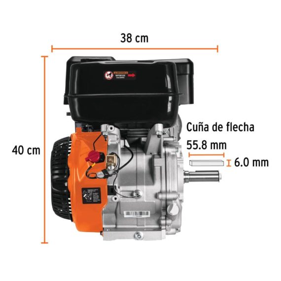 MOTOR A GASOLINA 9HP. TRUPER