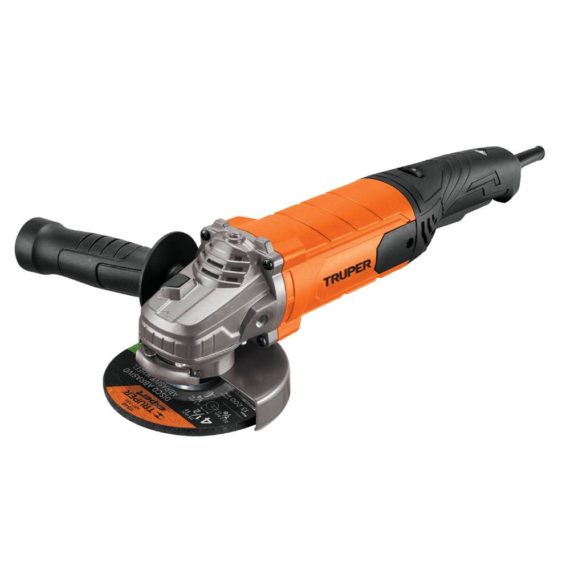 ESMERILADORA ANGULAR 4-1/2" 1100W PROFESIONAL. TRUPER