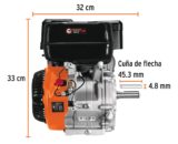 MOTOR A GASOLINA 6.5HP. TRUPER