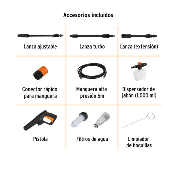 HIDROLAVADORA ELECTRICA 1500 PSI. TRUPER
