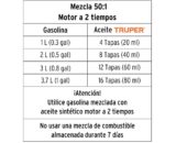 MOTOSIERRA 45CC GASOLINA CON BARRA DE 18". TRUPER