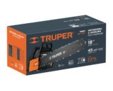 MOTOSIERRA 45CC GASOLINA CON BARRA DE 18". TRUPER