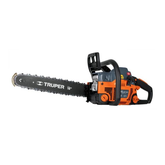 MOTOSIERRA 45CC GASOLINA CON BARRA DE 18". TRUPER
