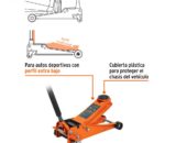 GATO HIDRAULICO PROFESIONAL DE PATIN 3 TON. ELEVACION NRAPIDA. TRUPER